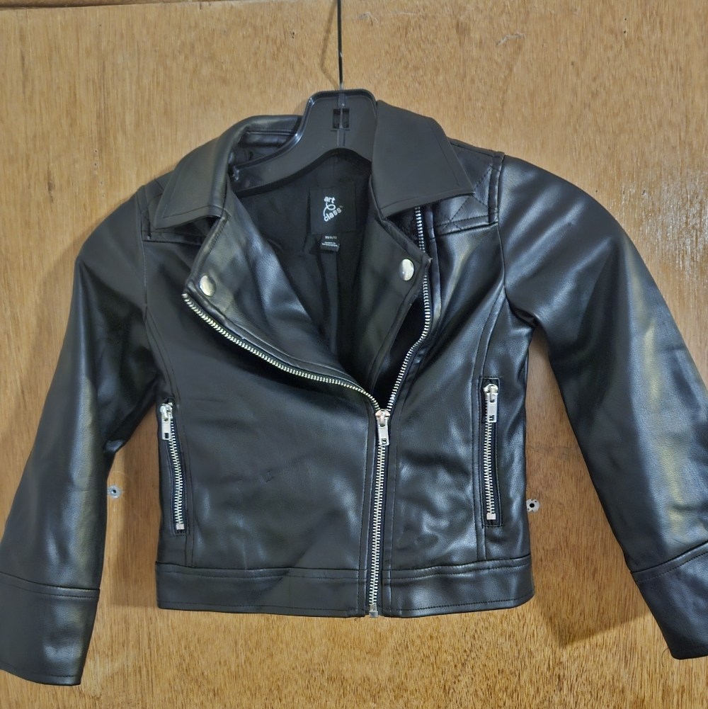Art Class Black Leather Jacket